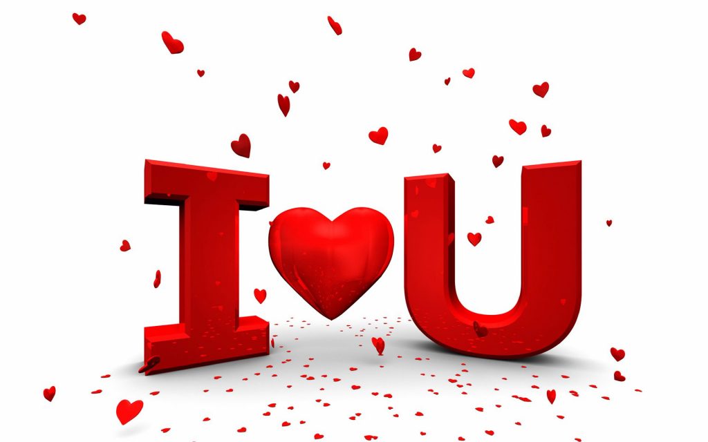 Red I Love You Pic Fhd Wallpaper