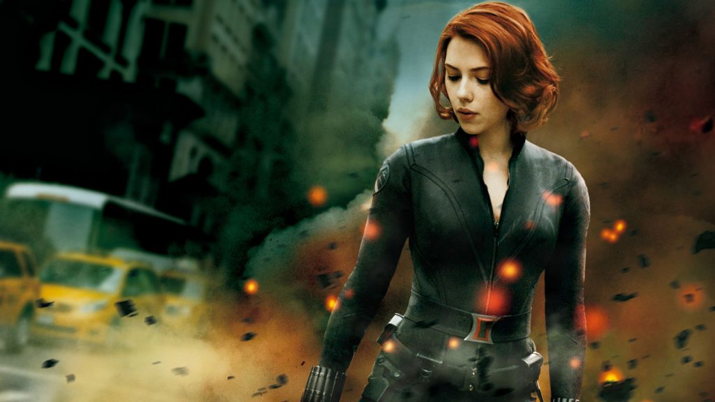 Scarlett Johansson As The Avengers Black Widow Fhd Wallpaper