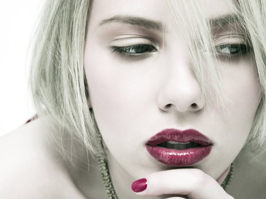 Scarlett Johansson Beautiful Lips Fhd Wallpaper