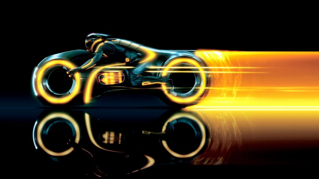 Superb Tron Legacy Lightcycle Fhd Movie Wallpaper