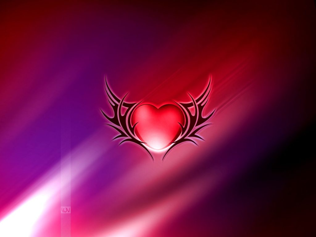 Wings Of Love Abstracts Hd Wallpaper