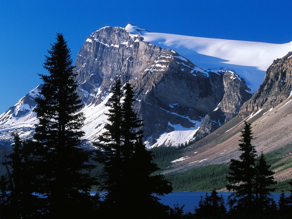 Wonderful Snow Mountain Peak Canada Hd Wallpaper