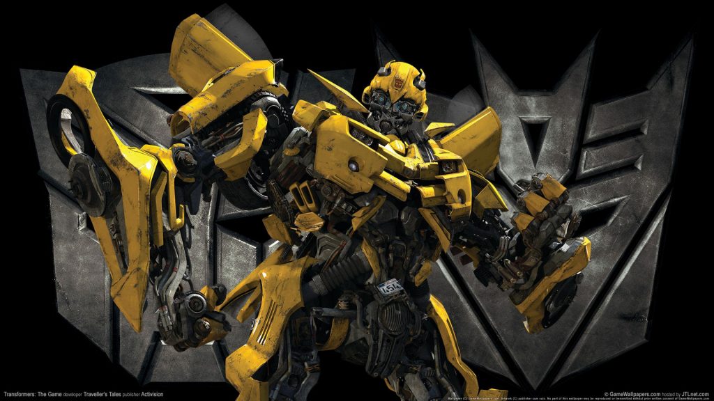 Yellow Transformers The Game Bumble Bee Fhd Wallpaper